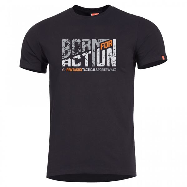 Picture of Born For Action T-Shirt Black